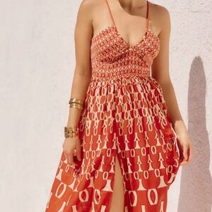 Anthropologie Smocked  Dress
